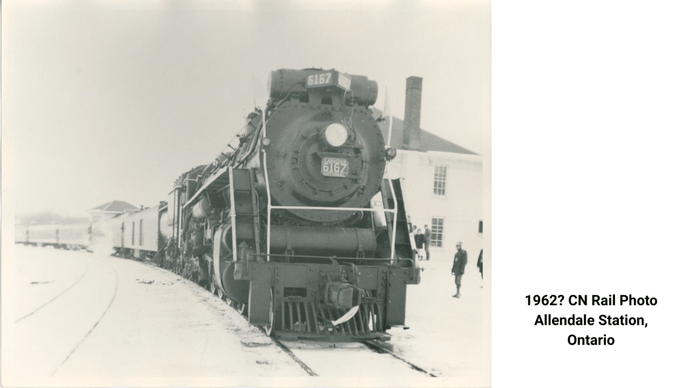 Allendale Ontario train